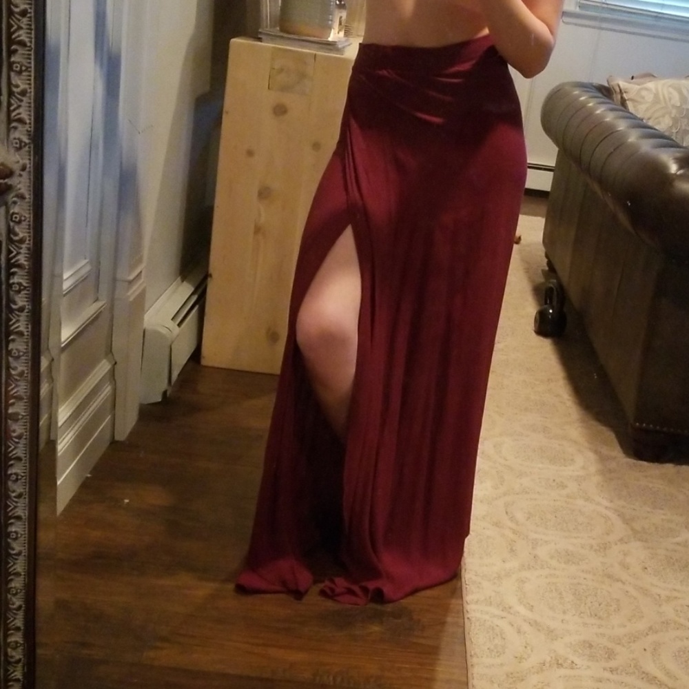 NWT! Lilyful maxi skirt with full slit